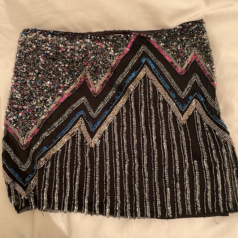 Parker Corsica sequin mini skirt!